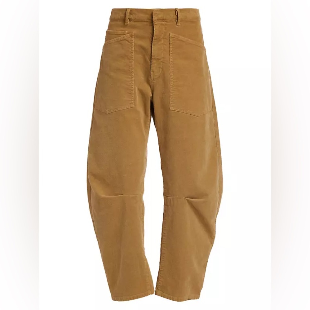 Nili Lotan Shon Corduroy Pant -Eagle Eye 8 NWT Cord Barrel Bow Leg - Picture 3 of 14